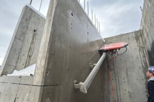 KJs Coring project on new concrete walls