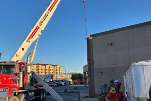 KJs Cutting using crane